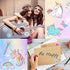 1000 Pieces Cute Unicorn Stickers Roll - Self Adhesive Labels for Easter Unicorn Themed Party Favor, Scrapbooking