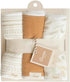 3-Piece Set, 2 1 Crane Baby Willow Cotton Burp Cloth Prints, Solid - Essential for Toddlers, Ideal for Nursery