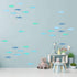 Fish Wall Decals, Ocean & Kids Peel & Stick Removable Wall Stickers for Nursery Room Decor