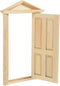 Zerodeko Dollhouse Door 1 12 Scale, Mini Wooden Door, Dollhouse Front 1