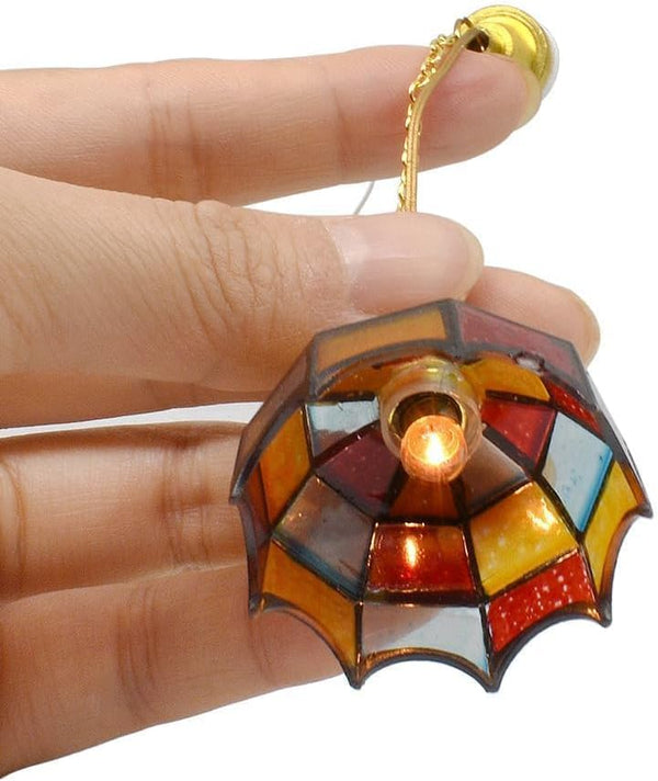 iLAND 1/12 Scale Accessories of Dollhouse Lights, Classic Miniature Lamp for Dollhouse
