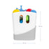 Set, 11 Ubbi Baby Bath Time Essential Gift Includes Drying Bin and Bath Toys, Dishwasher Safe, White