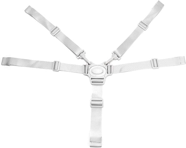 Seat Safety Belt, 5 Point Harness Children Seat Belt Full, Security Harness Seatbelt Protector for High Chair Stroller