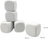 White EVA Foam Dices for Kids - Graffiti-Building Blocks, Creative Painting, 18PCS