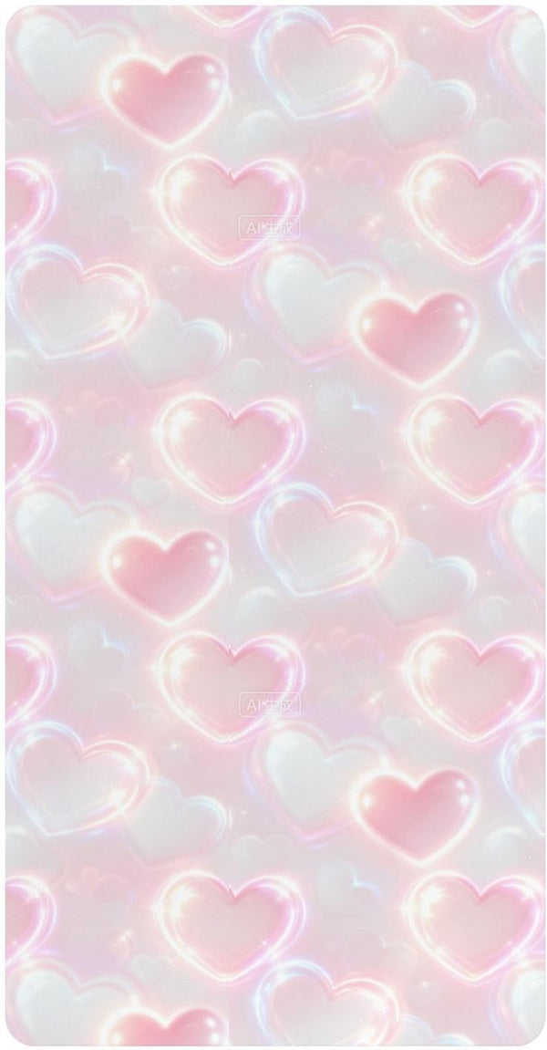 miaozhen Cotton Baby Crib Sheets Ultra Soft Heart Aura Seamless Muslin Crib Sheets