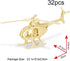 2 Packs 3D Georgie Porgy of Wooden Puzzles, DIY Models Kits for Kids, Dinosaur Animal Airplane Car Woodcraft