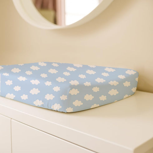 2 Pack, 3216 Changing Pad Cover for Baby Boys Girls Fits Standard Changing Table Pads, Silky Breathable Stretch Knit