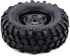 RC Car Tires, 4 Pcs Rubber Tyres for 1:10 Rock Crawler Off-Road Remote Control Car Accessory