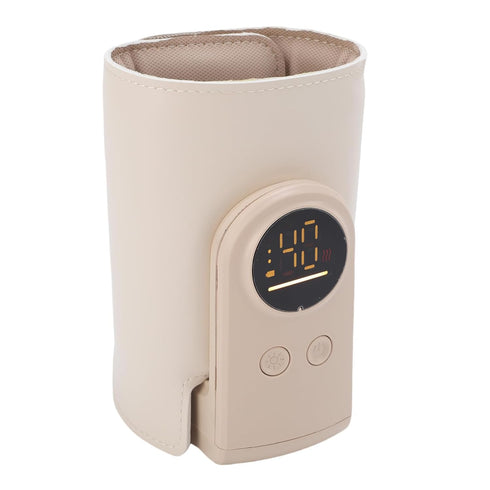 XUMIUZIY Baby Bottle Warmer, Portable Bottle Warmer with Smart Temperature Control & LED Display, Fast Heating