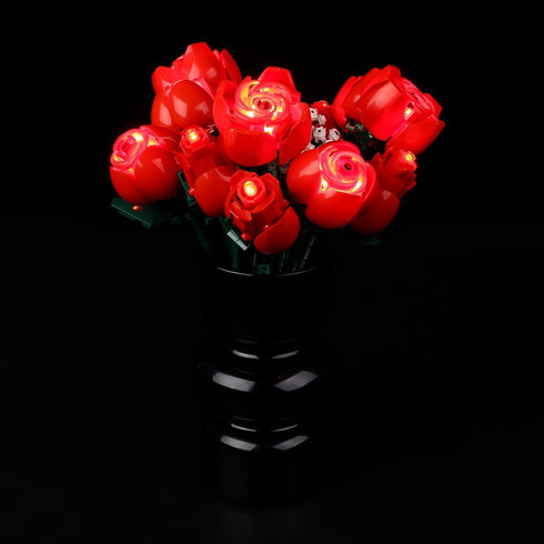 Kyglaring LED Light Kit for Lego Icons Roses Bouquet 2024 Building Set, Lighting Kit Designed for Lego 10328 Botanical