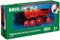 BRIO World 33592 Mighty Red Action Locomotive, Battery Operated Toy Train with Light and Sound Effects