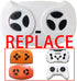 JR1602FCC 2.4G Bluetooth Remote Control for Power Wheels,JR1839FCC White Remote Transmitter for Electric Car Ride On Toy JR1603,JR1810,JR1958,JR1858,JR-RX,HY2005 Universal
