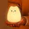 ZKLiLi Cat Night Light for Kids - Cute Squishy Silicone Cat Touch Lamp, Portable Gift for Nursery