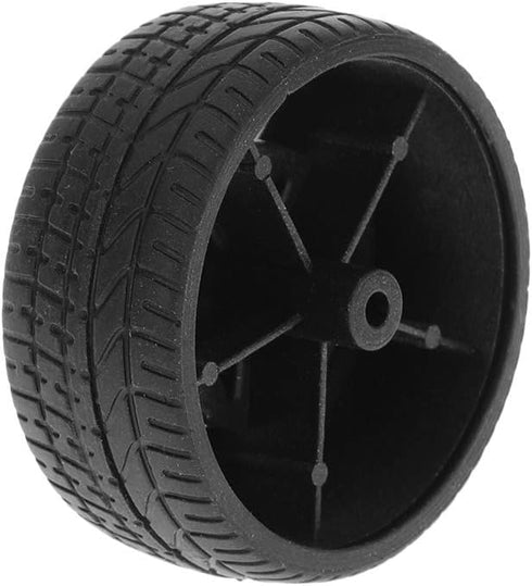 Tires - 4pcs 48mm Simulation Rubber Wheel Tire for Toy Model DIY RC Spare Parts - Black