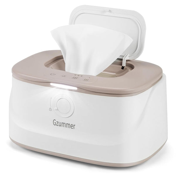 Gzummer Baby Wipe Warmer, Wipe Warmer and Baby Wet Wipes Dispenser, 3 Temperature