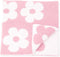 L+L USA Retro Daisy Flower Baby Blanket 28"x40" - DreamSoft Throw for