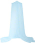 BCBYou Bed Canopy Mosquito Net, Fluorescent Stars Glow in Dark for Baby Crib, Kids Bed, Light Blue