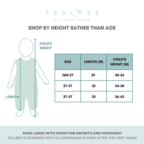 Tealbee Summer 0.8 2-Way 2T-3T Dreamsuit Toddler Sleep Sack with Feet Walker Sleep Bag with Legs, Rayon made from