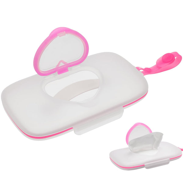 Baby Wipes Dispenser for Travel Diaper Wipe Case for Cars Outdoor Portable