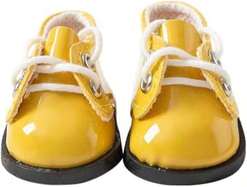 8 Pairs Doll Shoes for 14.5 Inch American Doll, Wellie Wishers Including Boots, Sandals, Sneakers, Leather Shoes