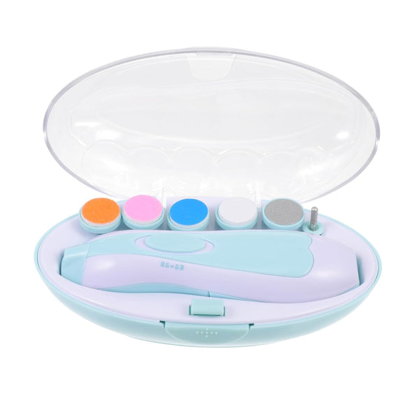 LIOOBO Electric Nail Trimmer Set for Boys and Girls Multifunctional Baby Nail Polisher