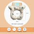 0-2 Baby Neck Pillows, Comfortable Baby Travel Head Neck Support for Car Seat Stroller Pushchair, Soft PP Cotton Travel