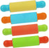 Toyvian 4pcs Painted Clay Rolling Pin Tools, Small Pastry Rolling Pin for Kids Playdough Kit