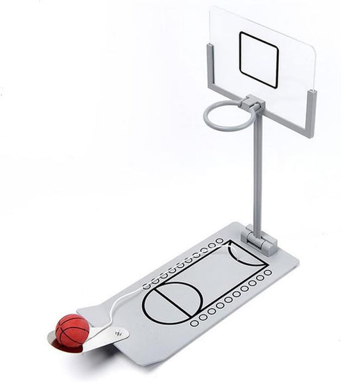 HLJgift Creative Funny Desktop Miniature Basketball Game Toy - Fun Sports Novelty Gift for Christmas Day
