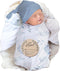 Ylsteed Baby Swaddle Blanket and Headband Set, Newborn Receiving Blanket Swaddle Wrap