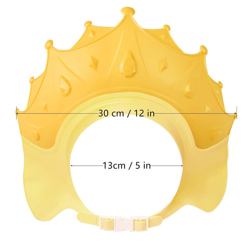 FUSACONY 0-9 (2 Pack) Baby Shower Cap Shield, Shower Cap for Kids, Visor Hat for Eye and Ear Protection for Years Old