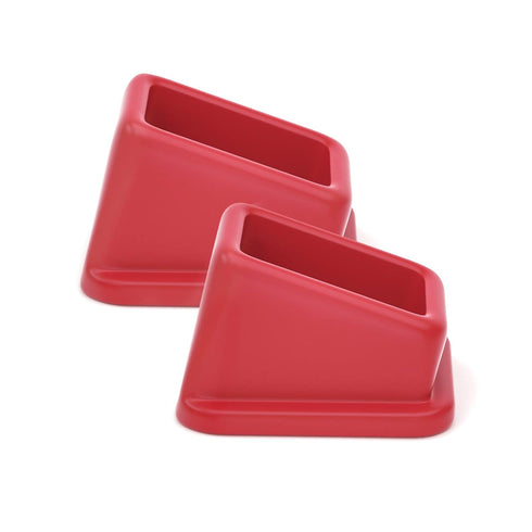 2-Pack Buckle Holder Compatible with Baby Seat, Keeps Buckle in Upright Position for Easier Buckling (Red, Regular)
