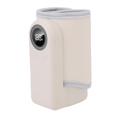 TIKATARER Portable Bottle Warmer, Fast Heating Rechargeable Milk Warmer, Adjustable Travel Heater for Baby Milk