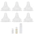Silicone Nipple for Pigeon Baby Bottle, Size S, Slow Flow, 1m+, 6