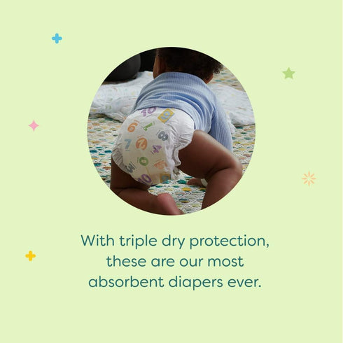 2, 76 Babyganics Diapers, Size ct, Ultra Absorbent Diapers
