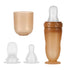 BOXOB Baby Food Bottle, 3-in-1 Silicone Food Dispensing Squeeze Feeder Multifunctional Baby Milk