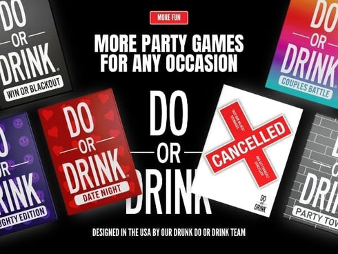 Do or Drink Date Night - Fun Couples Games for Adults with 250 Cards, Great Gift Ideas for Couples