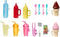 Barbie Replacement Parts for Fresh 'n Fun Food Truck Doll Playset - GMW07 Drink Cups, Ice Cream, Silverware