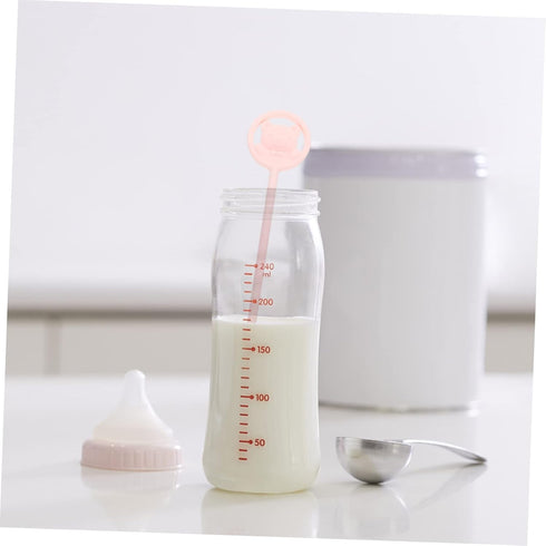 Zerodeko Milk Powder Stirring Stick Longer Cartoon Handle Color Changing Baby Milk Mixer Mixing Tool for Infants Easy