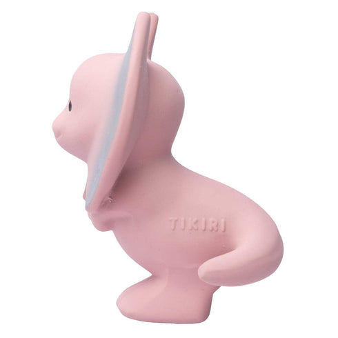 Natural Rubber Teether and Rattle - Fun Bath Toy for Infants