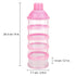 Accmor 5 Formula Dispenser On The Go, Compartments Stackable Formula Container for Travel, Baby Milk Powder Kids Snack