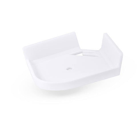 3M (UCRNMT01 Universal Tilted Small Corner Wall Shelf, Floating, Stick On, No Screws for Baby Monitor for Crib