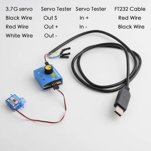 Mini Super Light 3.7g Digital Servo GH-S37D for RC Plane Helicopter Boat Control (Pack of 5pcs)