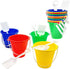 Playsets (Pack 12) 5.25" Set The Dreidel Company Beach Day of Sand Bucket Play Box Includes, Pail & Shovel Sand Toy