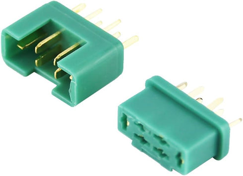 20 Pairs MPX Multiplex Connectors - 6 Pin MPX Plug Male and Female for RC LiPo Battery ESC Motor