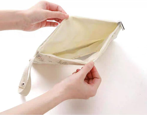 Generic Quilted Baby Wipe Holder Floral Diaper Pouch Portable Quilted,Diaper And Wipes Pouch For Purse Stroller