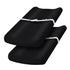 PHF Baby Changing Pad Covers for Boys Girls, 2 Pack Ultra Soft Microfiber Sheets for Most Changing Pads, Black & Black