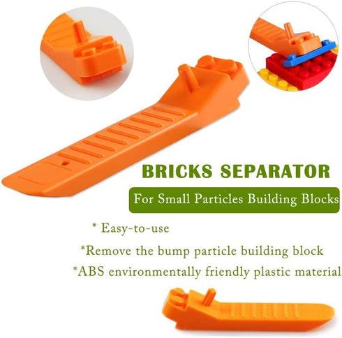 Speed Magic Cube 3x3 Build-on Brick, Smooth Turning Magic Cube Brain Teaser Puzzle and Building Bricks Toy
