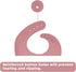 2 Silicone Baby Bibs pcs with Silicone Baby Spoons Self Feeding Waterproof, Soft