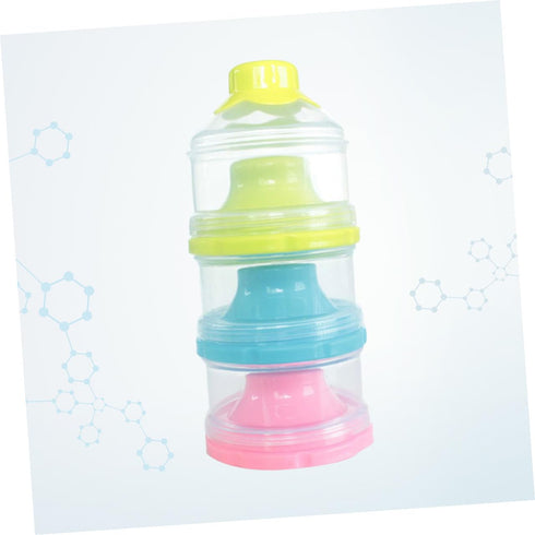 Beaupretty Portable Formula Dispenser High Capacity Stackable Milk Powder Container for Travel and Feeding Food Grade