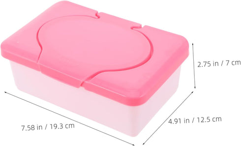TOPPERFUN 1 80 PCS Wipes Dispenser Baby Wipe Holder Refillable WiPES Container with Lid Portable Diaper WIPe Box